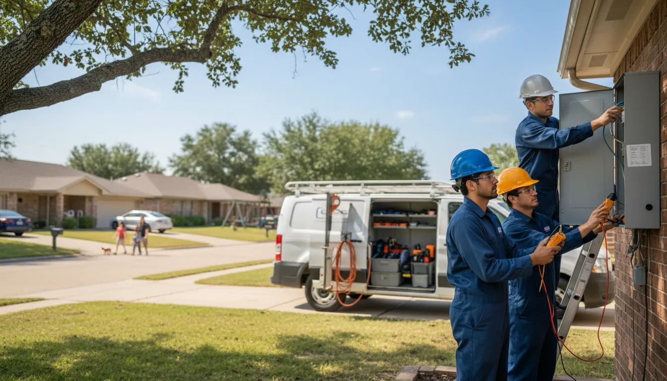 Certified electrician providing emergency electrical services in Bellaire, OH